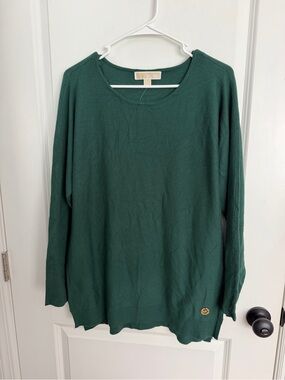 Michael Kors Dark Green Crewneck Sweater